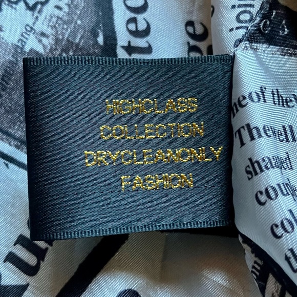 Leisurely Life Navy blue bikercore Moto jacket, spikes and zips, never worn. - Picture 11 of 15